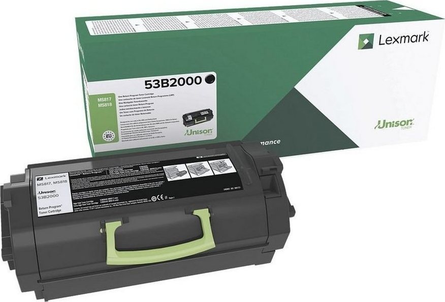 Lexmark Toner 53B2000 / 53B2000 Black - Image 1