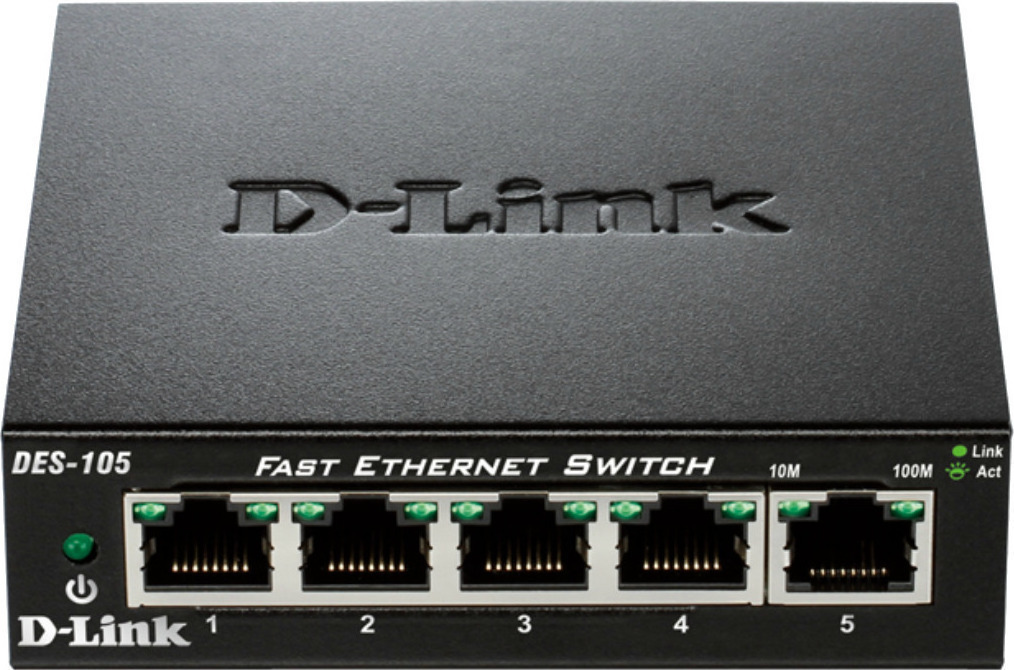 20180131171709_d_link_des_105.jpeg D-Link Switch DES-105/E / DES-105 Black - Image 1