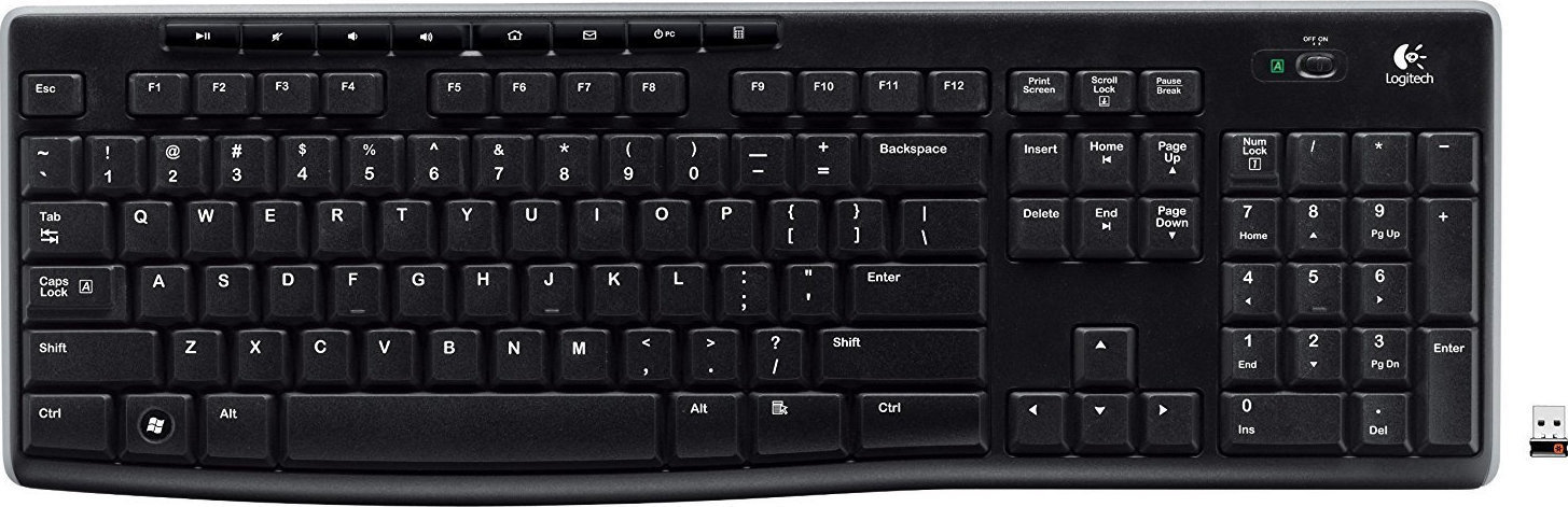 20180321154814_logitech_wireless_keyboard_k270.jpeg Logitech Keyboard 920-003052 / K270 Black - Image 1