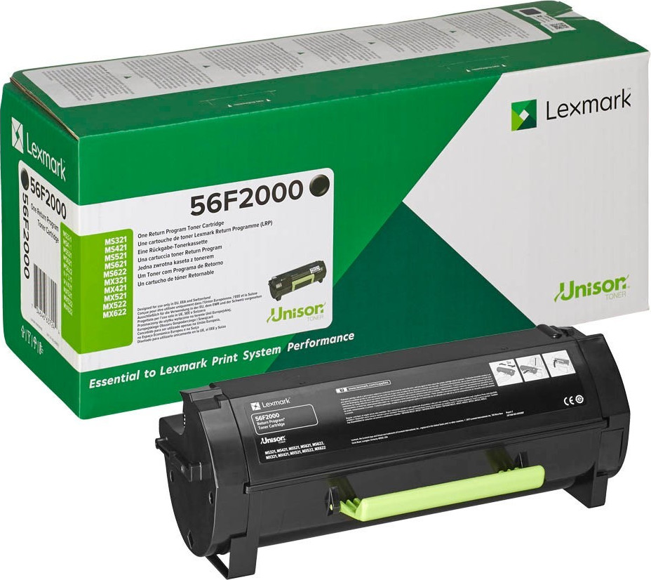Lexmark Toner 56F2000 / 562 Black - Image 1