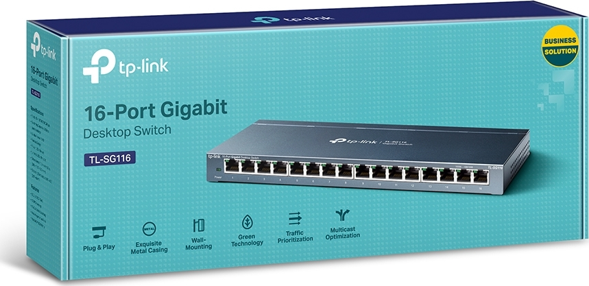 20181025160847_145cbaa2.jpeg TP-LINK Switch TL-SG116 / TL-SG116 Black - Image 1