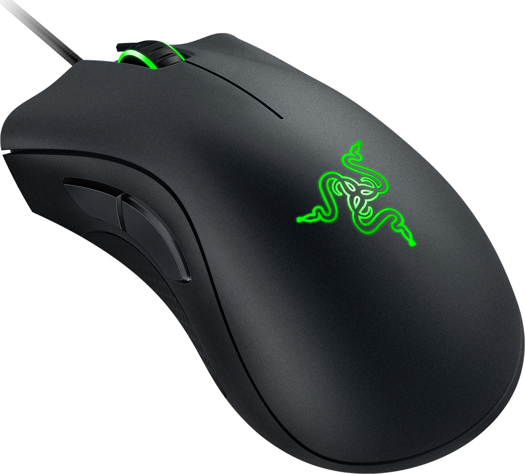20190111170930_razer_deathadder_essential.jpeg Razer Mouse RZ01-03850100-R3M1 / DeathAdder Essential Black - Image 1