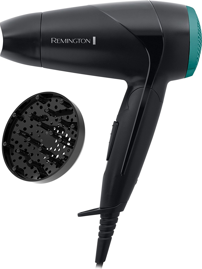 20190508094006_remington_d1500_on_the_go.jpeg Remington On the Go, D1500, Reise-Haartrockner, Schwarz - Image 1