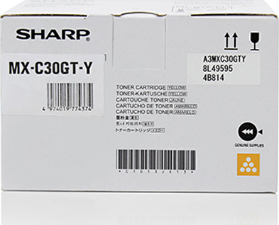 20190611132204_sharp_mx_c30gt_y_yellow_toner_mxc30gty.jpeg Sharp Toner MXC30GTY / MX-C30GTY Yellow - Image 1