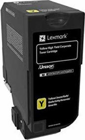 20190611141416_lexmark_yellow_toner_74c2hye.jpeg Lexmark Toner 74C2HYE / 74C2HYE XXL Yellow - Image 1