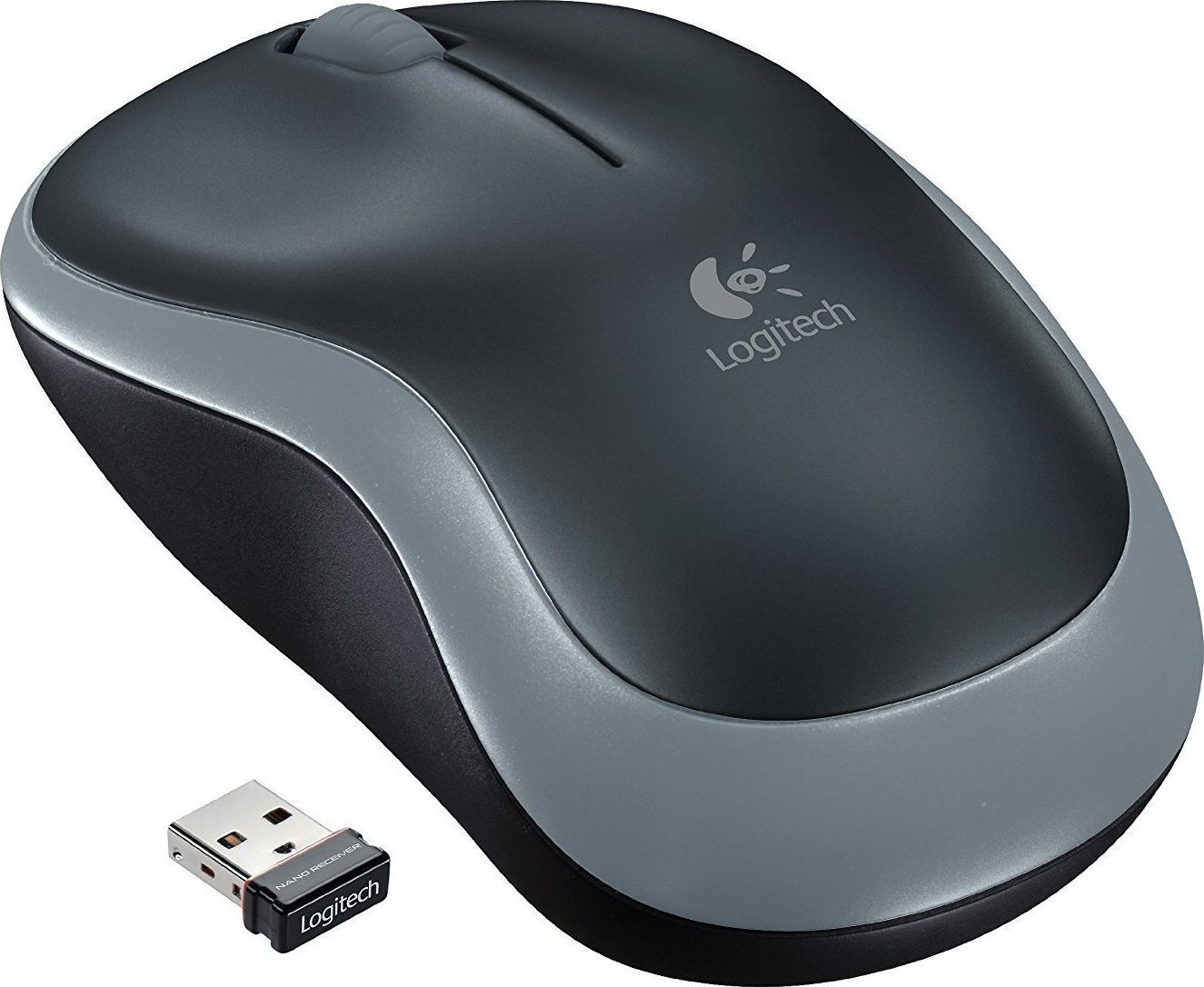 20200206154316_logitech_m185_grey.jpeg Logitech Mouse 910-002235 / M185 Gray - Image 1