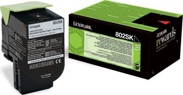 Lexmark Toner 80C2SK0 / 802SK XL Black - Image 1
