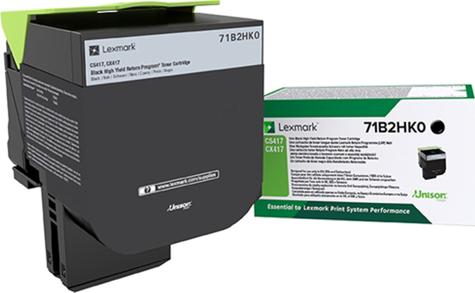 Lexmark Toner 71B2HK0 Black - Image 1