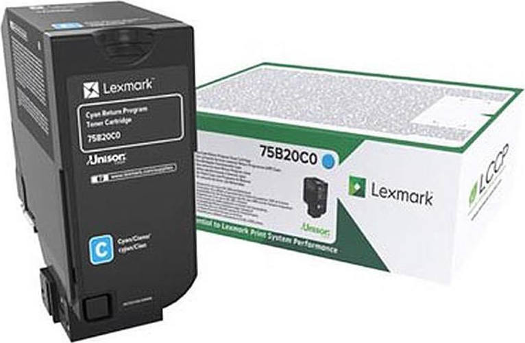 Lexmark Toner 75B20C0 Cyan - Image 1