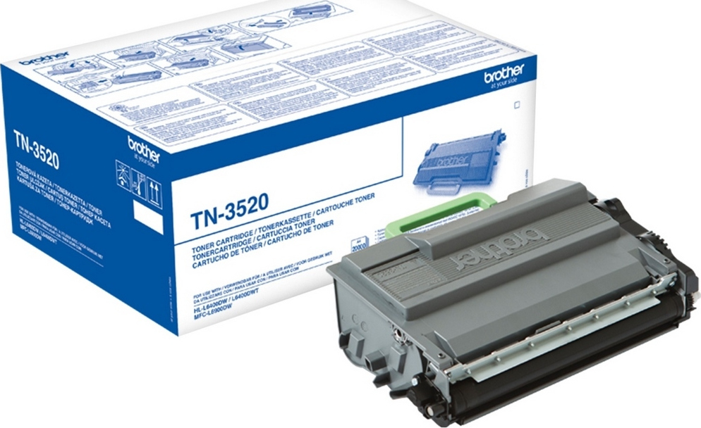 20200316201213_brother_tn_3520_black_toner_ultra_high_yield.jpeg Brother Toner TN3520 / TN-3520 Black - Image 1