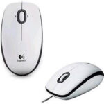 Logitech Maus B100 Weiss 910-003360