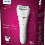 Philips Series 8000, BRE710/00, Epilierer wet&dry, Weiß