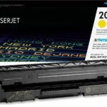 HP Toner CF402X Nr.201X Gelb hohe Ergiebigkeit