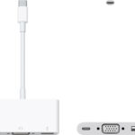 Apple USB Hub MJ1L2ZM/A / VGA, USB-A, USB-C White
