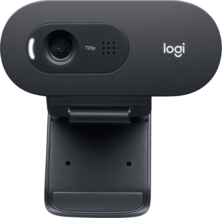 20201112092244_logitech_c505_hd_webcam_with_720p_and_long_range_mic.jpeg Logitech Webcam 960-001364 / C505 Black - Image 1