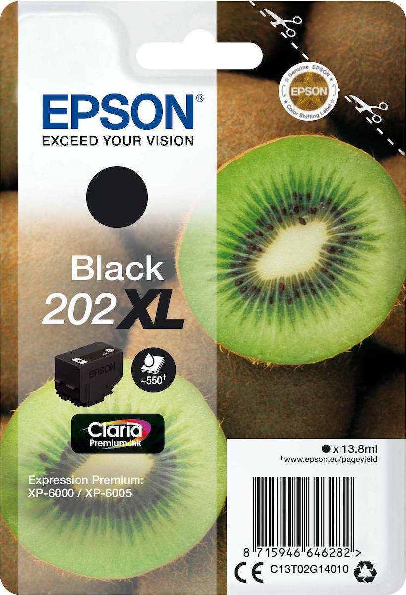 20210222132340_epson_202xl_black_c13t02g140.jpeg Epson Ink C13T02G14010 / 202XL XL Black - Image 1