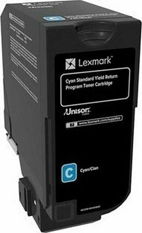 20210305132910_lexmark_cyan_toner_74c2sc0.jpeg Lexmark Toner 74C2SC0 XL Cyan - Image 1