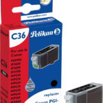 Pelikan Tinte fuer Canon PGI520BK Schwarz 1021430339