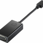 HP Externer Videoadapter N9K76AA USB-C-zu-VGA-Adapter Schwarz