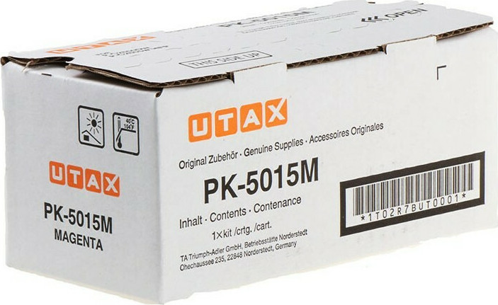 20210701110725_utax_pk_5015m_magenta_toner_1t02r7but0.jpeg Utax Toner 1T02R7BUT0 / PK-5015M Magenta - Image 1
