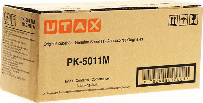 20210701111433_utax_pk_5011m_magenta_toner_1t02nrbut0.jpeg Utax Toner 1T02NRBUT0 / PK-5011M Magenta - Image 1