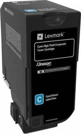 Lexmark Toner 74C2HCE / 74C2HCE XXL Cyan - Image 1