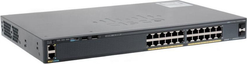 20211012092103_1b1dfc5e.jpeg Cisco Switch WS-C2960X-24TS-LL / 296024L Black - Image 1