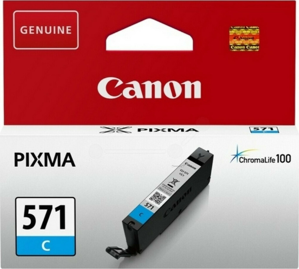 20211102143007_canon_cli_571c_cyan_0386c001.jpeg Canon Ink 0386C001 / CLI-571C Cyan - Image 1