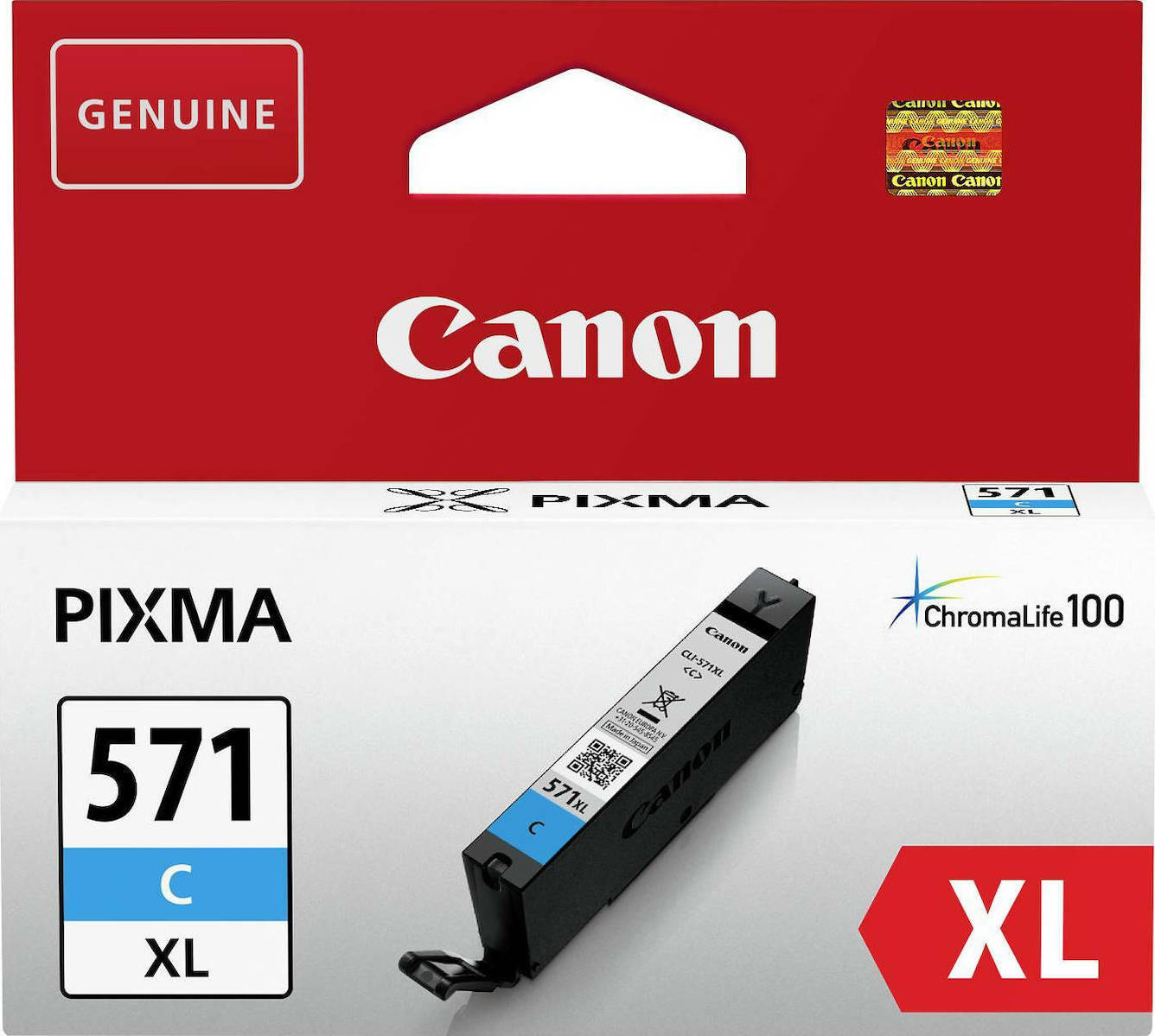 Canon Ink 0332C001 / CLI-571CXL XL Cyan - Image 1