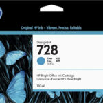 HP Tinte F9J67A Cyan Nr.728