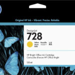 HP Ink F9J65A / 728 XL Yellow