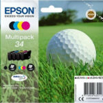 Epson Ink C13T34664010 / 34 Multipack BK,C,M,Y