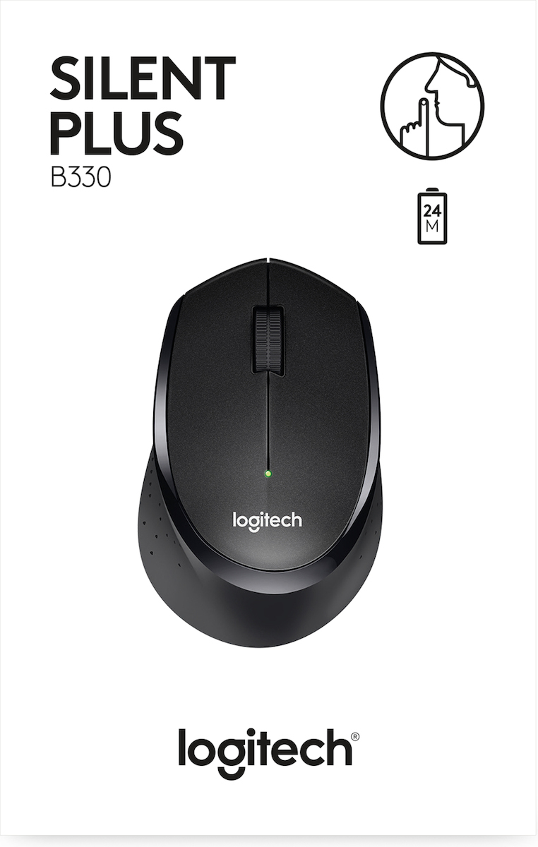 20211104085833_logitech_b330_asyrmato_mini_pontiki_mayro.jpeg Logitech Mouse 910-004913 / B330 Silent Plus Black - Image 1