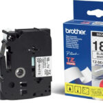 Brother Ribbon TZESE4 / TZE-SE4 Black on White