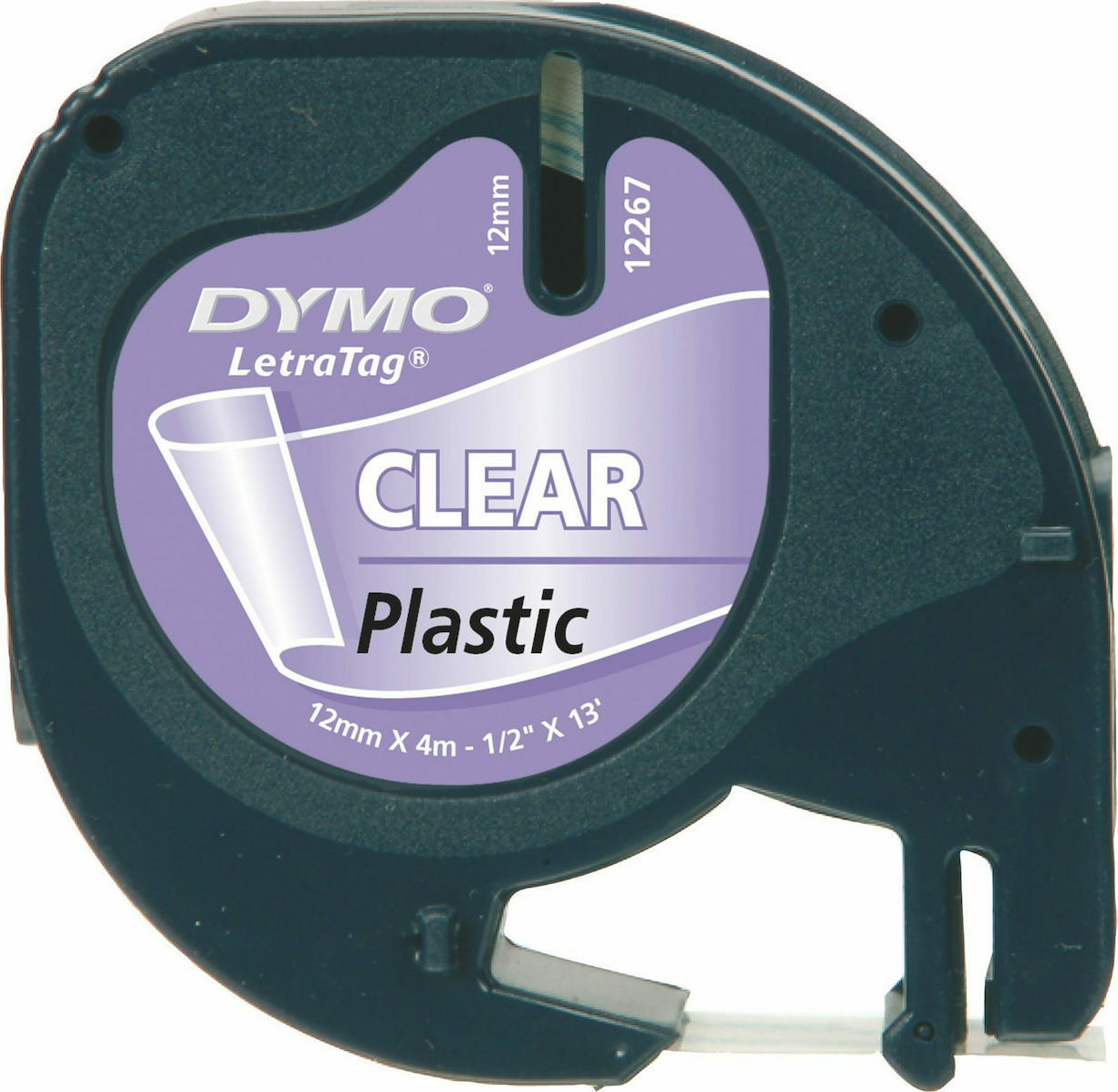 20211115112256_dymo_12267_tainia_etiketografou_4m_x_12mm_s0721530_diafano.jpeg Dymo Ribbon S0721530 Transparent - Image 1