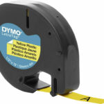 Dymo Label S0721620 Black on Yellow