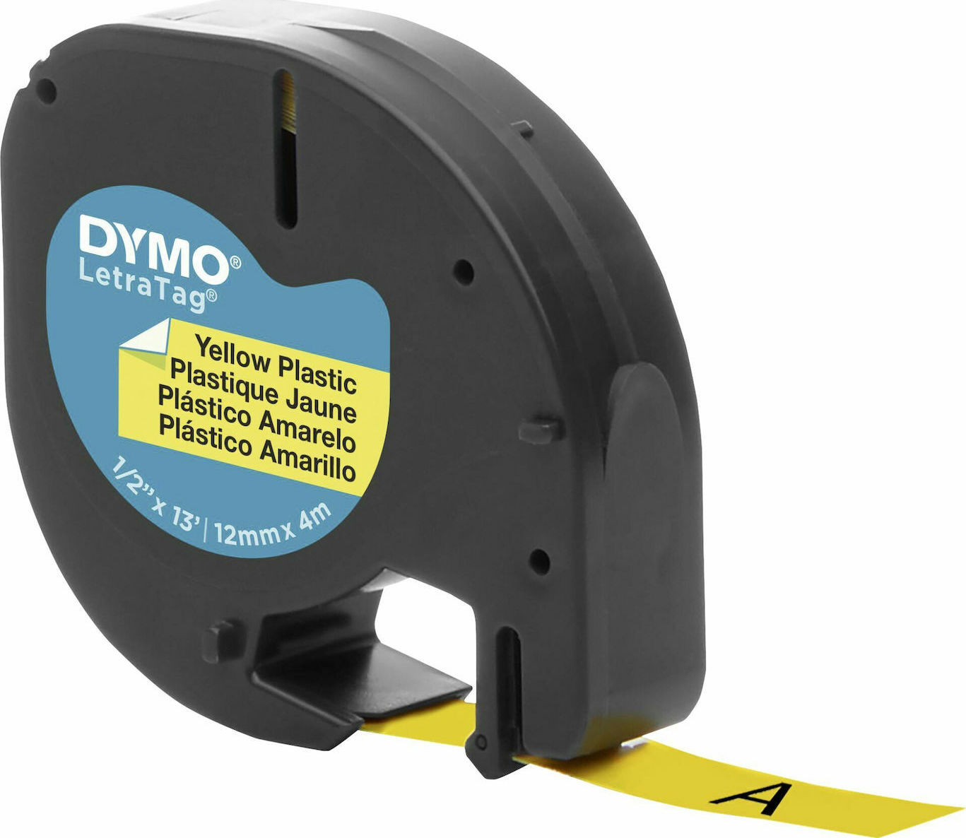 Dymo Label S0721620 Black on Yellow - Image 1