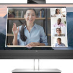 HP Monitor 169L0AA#ABB / 169L0AA Black" "(23.8 ")""