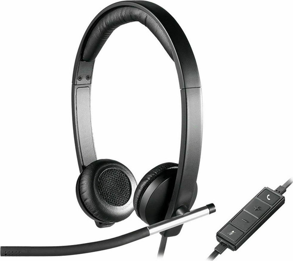 20211126163129_logitech_h650e_on_ear_multimedia_akoustika_me_mikrofono_kai_syndesi_usb.jpeg Logitech Headset 981-000519 / H650e Black - Image 1