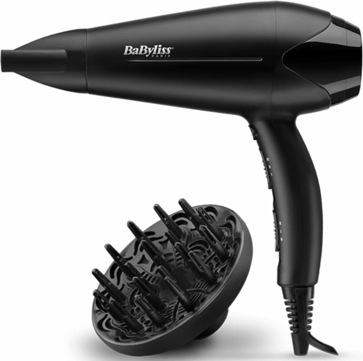 20220113104922_babyliss_power_dry_d563de_pistolaki_mallion_me_fysouna_2100w_d563de.jpeg BaByliss Haartrockner Power Dry D563DE Schwarz - Image 1