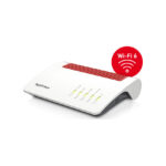 AVM Router 20002998 / 7590 AX Red on White