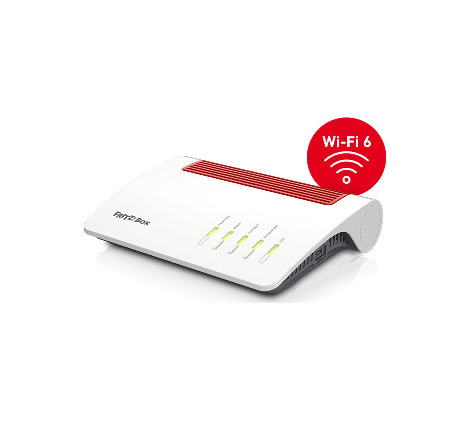 AVM Router 20002998 / 7590 AX Red on White - Image 1