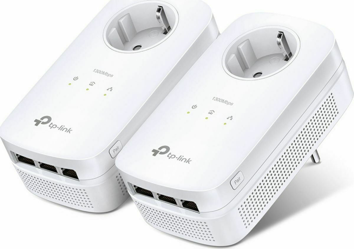 TP-LINK Powerline Station TL-PA8030P KIT / TL-PA8030P Kit Multipack White - Image 1
