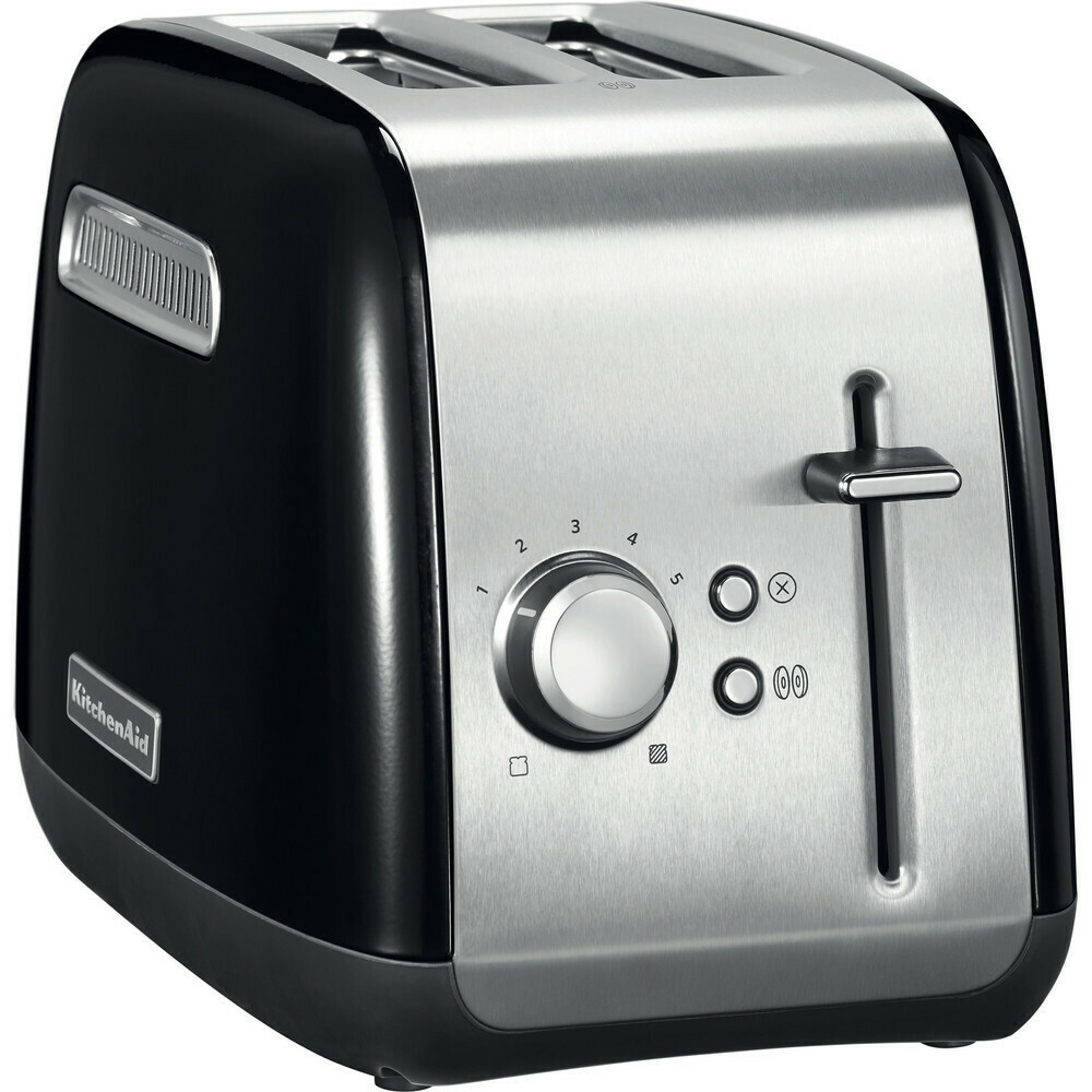 20220330125036_kitchenaid_5kmt2115eob_fryganiera_2_theseon_1100w_mayri.jpeg KitchenAid Classic Toaster Silber Schwarz 5KMT2115EOB - Image 1