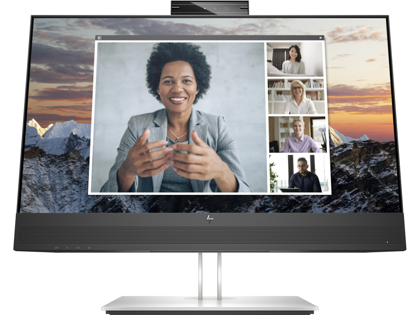 HP Monitor 40Z32AA#ABB / 40Z32AA Black" "(23.8 ")"" - Image 1