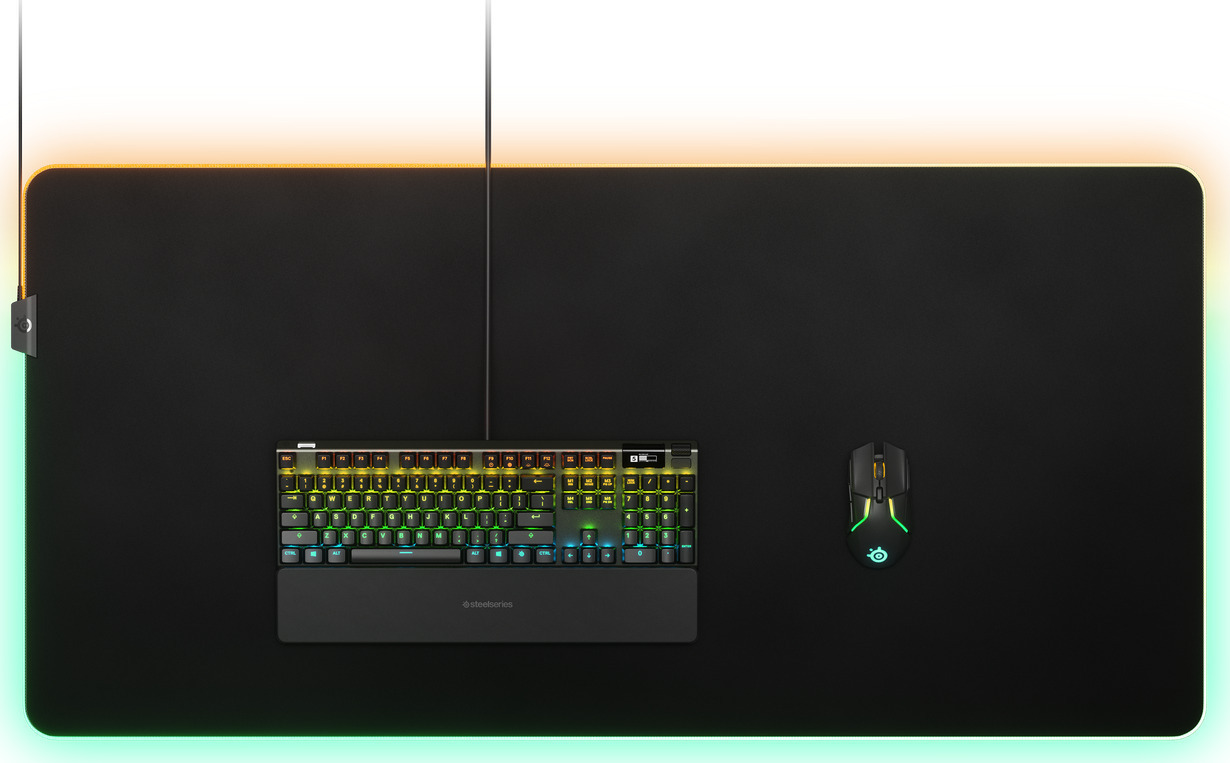 SteelSeries Mouse pad 63512 / QcK Prism Cloth XXXL Black - Image 1