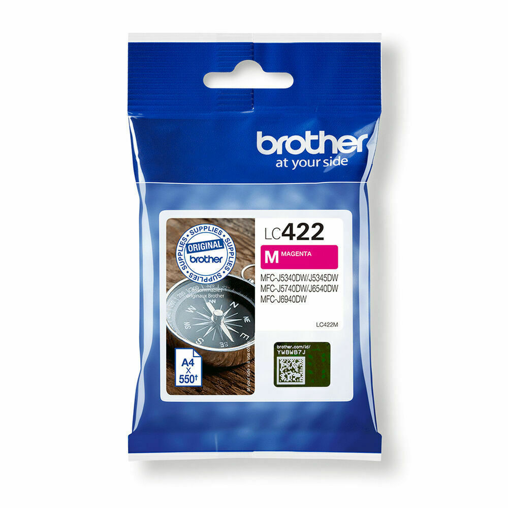 Brother Ink LC422M / LC-422M Magenta - Image 1