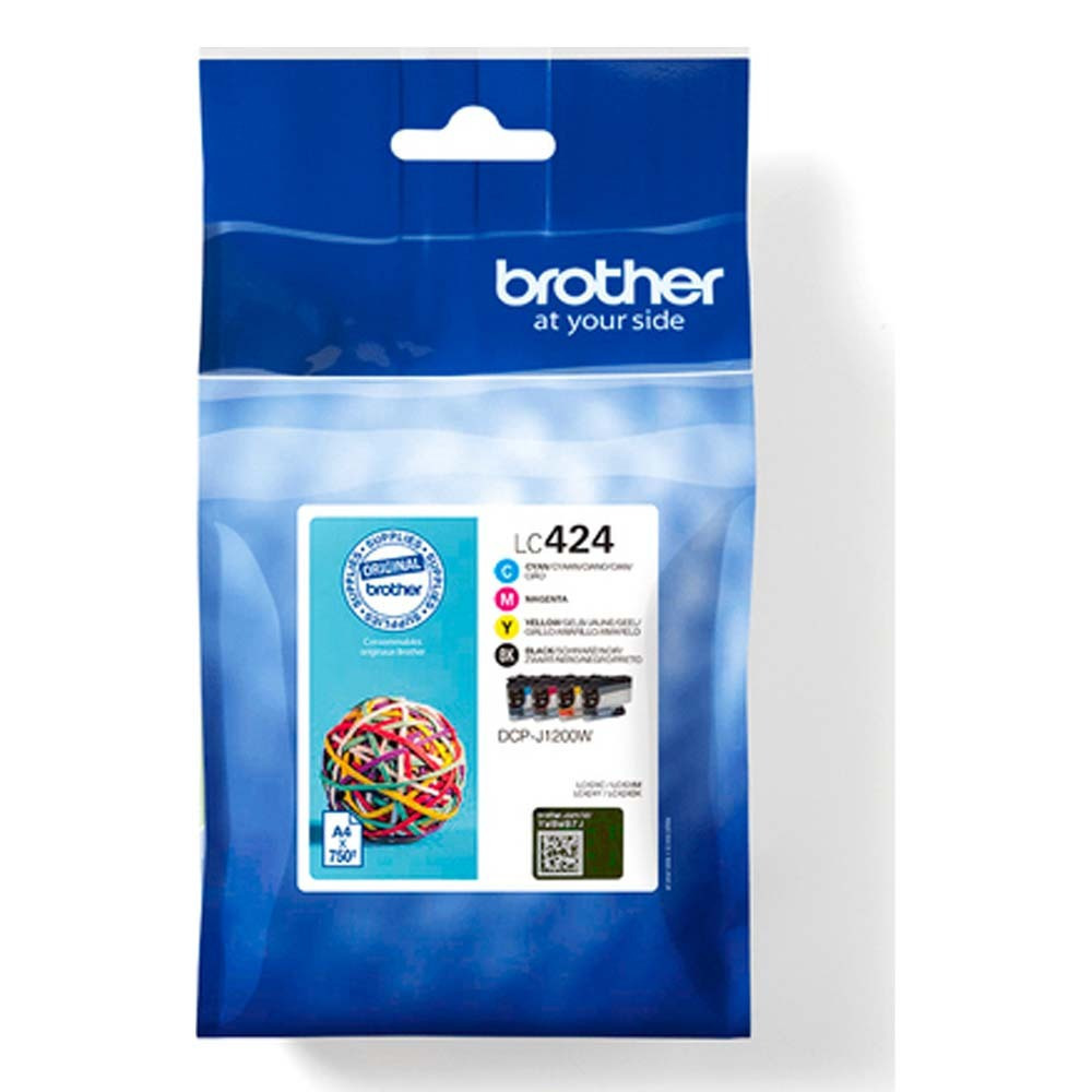 Brother Ink LC424VAL / LC-424VAL Multipack BK,C,M,Y - Image 1