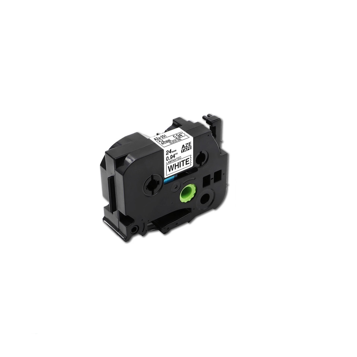 Brother Ribbon TZEFX251 / TZE-FX251 Black on White - Image 1