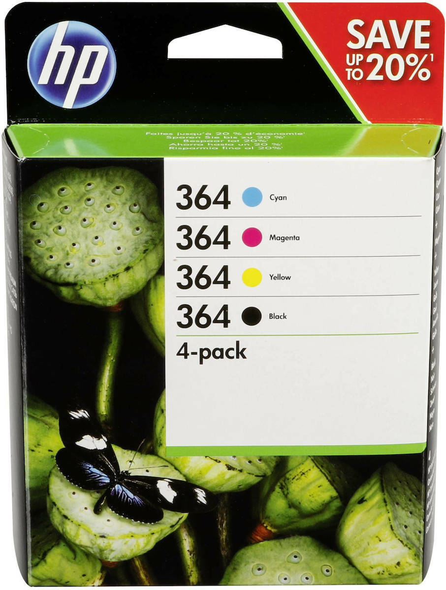 HP Ink N9J73AE / 364 Multipack BK,C,M,Y - Image 1